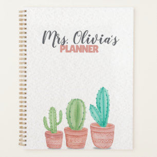 Personalised Best Teacher Planner Gift
