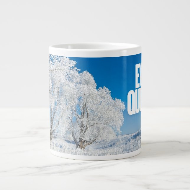 Personalised best  – Thanksgiving Mug” Large Coffee Mug (Front)