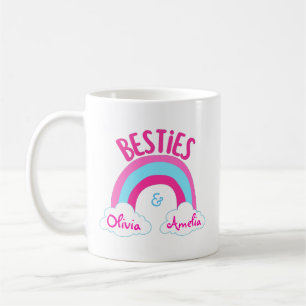 Personalised Besties BFF Best Friends Coffee Mug