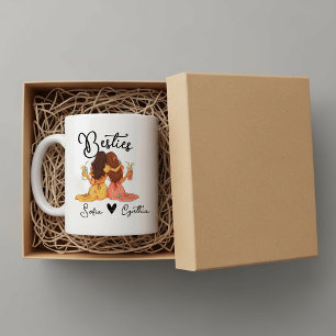 Personalised besties mug