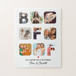 Personalised BFF Gifts Custom Photo Collage Bestie Jigsaw Puzzle