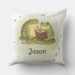 Personalised BG 1 Mossy the Toad Cushion