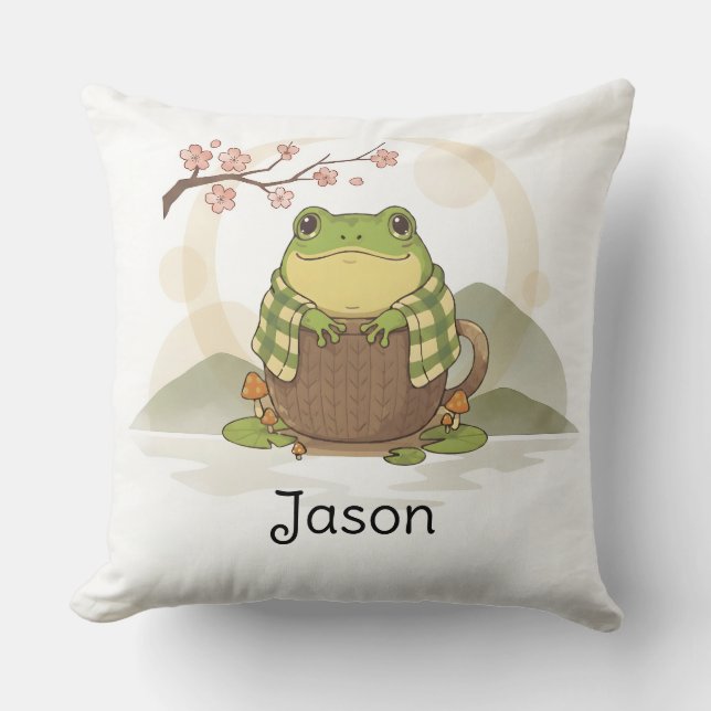 Personalised BG 3 Meet Zochi Cushion (Front)