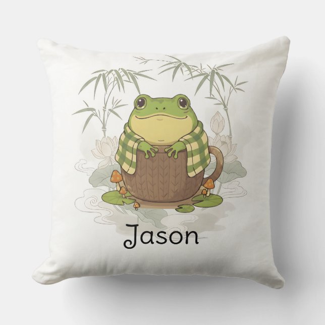 Personalised BG 4 Meet Zochi Cushion (Front)