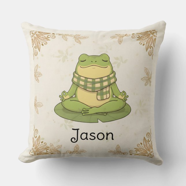 Personalised BG 5 Zochi Meditates Cushion (Front)