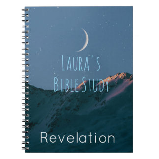 Personalised Bible Study | Moonlight Christian Notebook