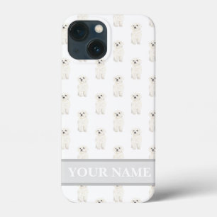 Personalised Bichon Bolognese Havanese Maltese Dog iPhone 13 Mini Case