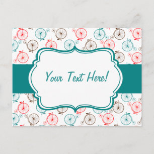 Personalised Bicycle Card