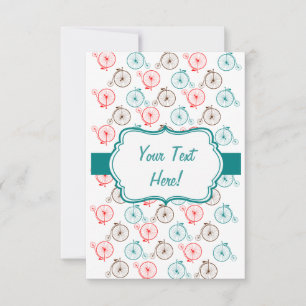 Personalised Bicycle Card
