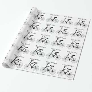 Personalised Bicycle Design Wrapping Paper