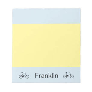Personalised Bicycle Notepad