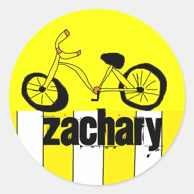 Personalised Bicycle Sticker (Front)