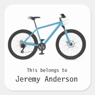 Personalised Bicycle Sticker