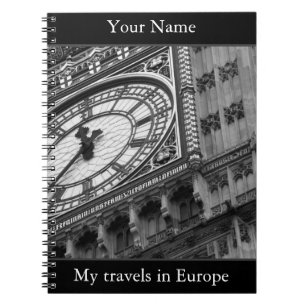 Personalised, Big Ben travel journal