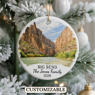 Personalised Big Bend National Park Ornament Texas
