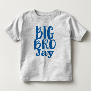 Personalised BIG BRO Blue Toddler T-Shirt