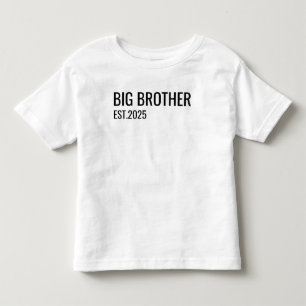 Personalised Big Brother T-shirt, Brother Announce Toddler T-Shirt