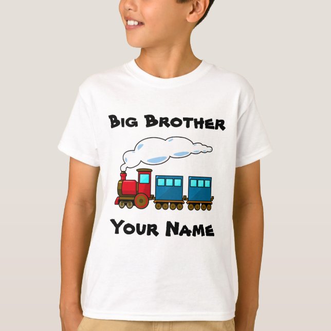 Personalised big brother train T-Shirt (Front)