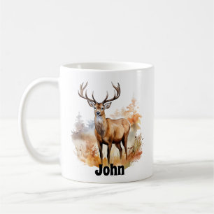 Personalised Big Buck Deer Mug