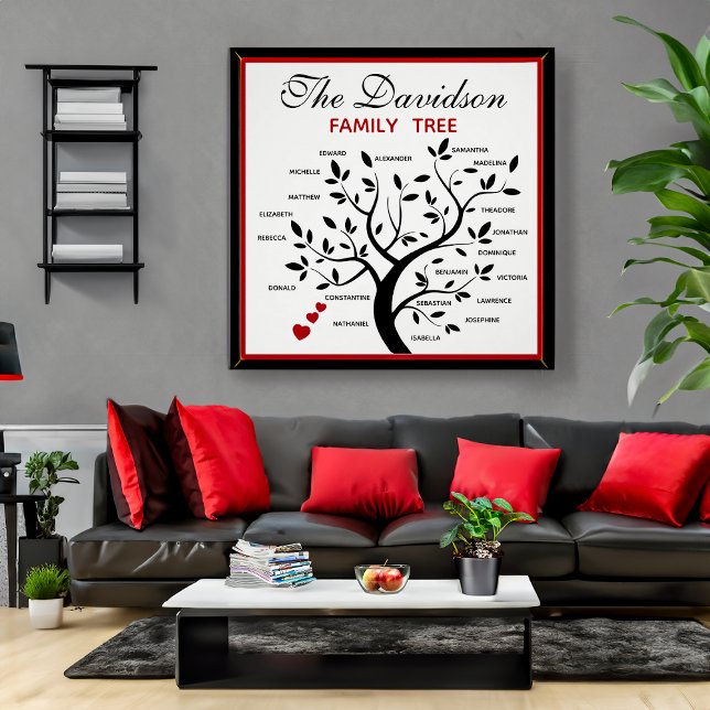 Personalised Big Family Tree (20 names) Poster (Creator Uploaded)