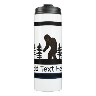 Personalised  Big Foot Sasquatch Yeti Swamp Ape   Thermal Tumbler