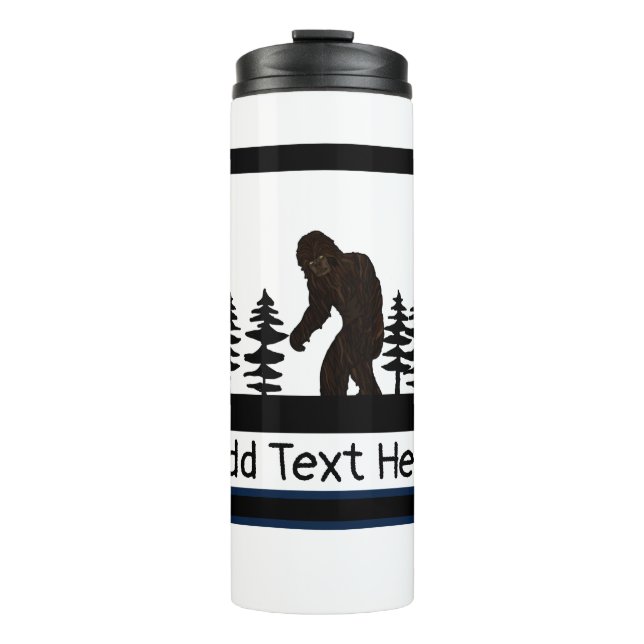 Personalised  Big Foot Sasquatch Yeti Swamp Ape   Thermal Tumbler (Front)