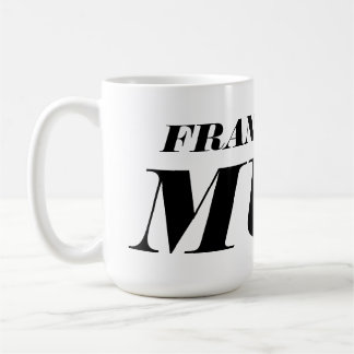 Personalised big giant jumbo XL coffee mug