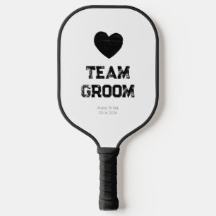 Personalised Big Heart Pickleball Paddle