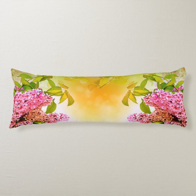 Personalised Big Lilac Soft Body Pillow (Front)
