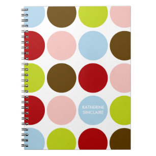 Personalised Big Mod Dots Journal / Notebook