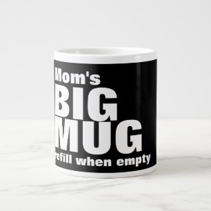 Personalised Big Mug With Name And Text