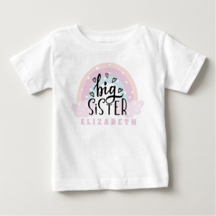 Personalised Big Sister Baby T-Shirt