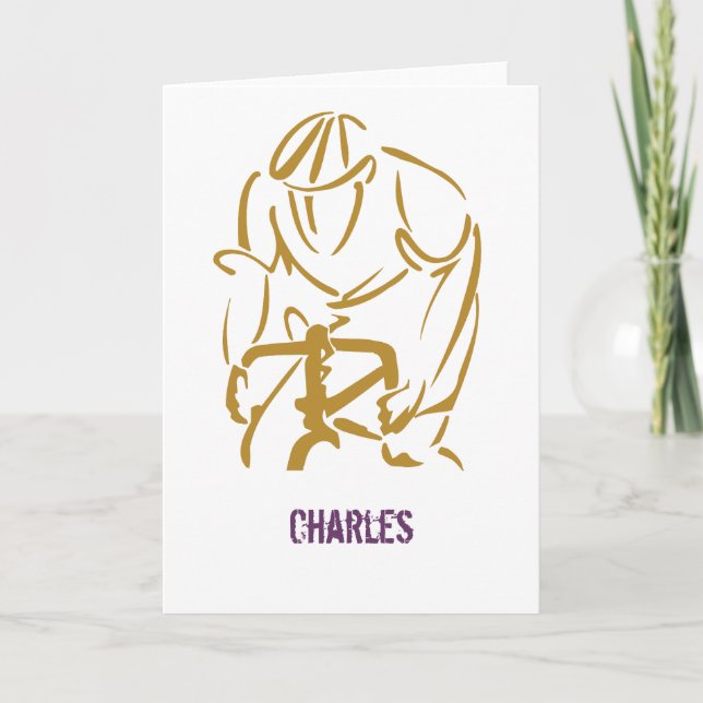 Personalised Bike note cards (Front)