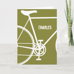 Personalised Bike note cards