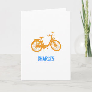 Personalised Bike note cards