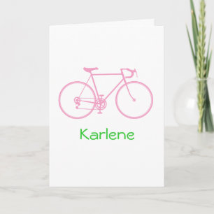 Personalised Bike note cards