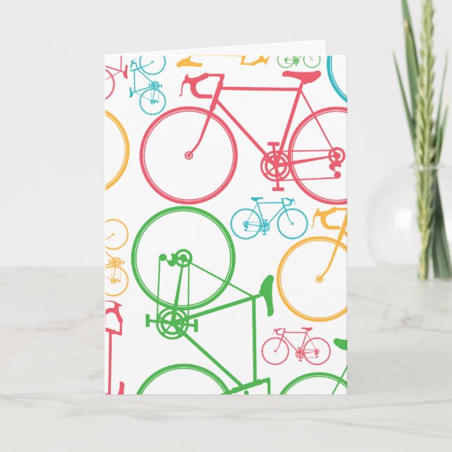 Personalised Bike note cards (Front)