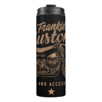 Personalised Biker Custom Bobber Motorcycle Garage