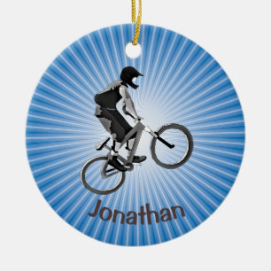 Personalised Biking Ornament