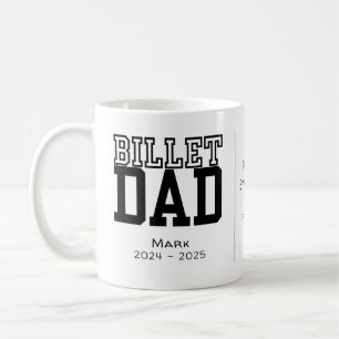 Personalised Billet Dad With Sentimental Quote Coffee Mug
