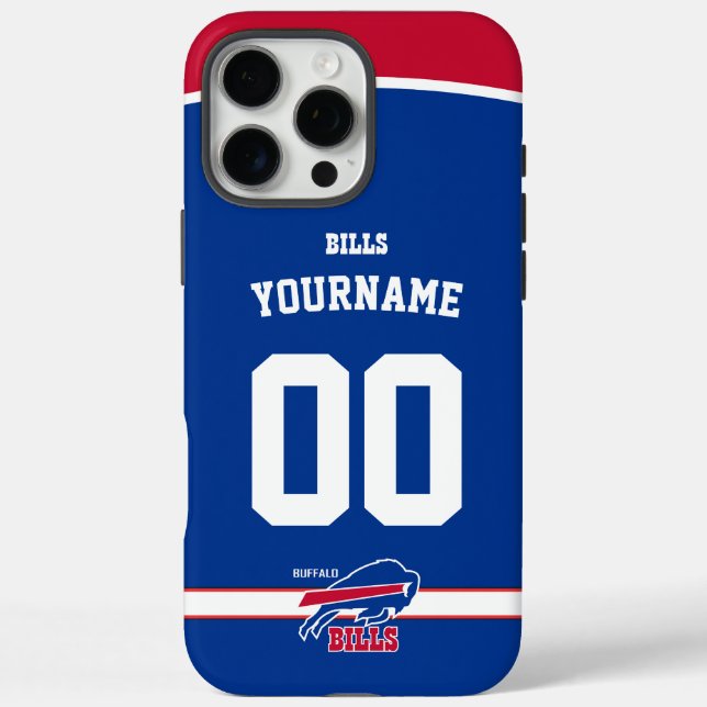 Personalised Bills Jersey American Football Case-Mate iPhone Case (Back)