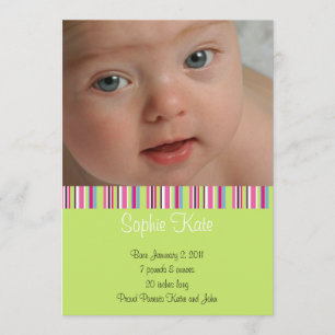 Personalised Birth Announcement