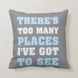 Personalised Birth Details Aeroplanes Pillow