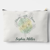 Personalised Birth Flower Custom Name Floral