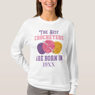 Personalised Birth Year Shirt for Crochet Lover