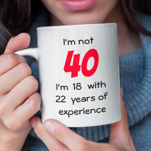 Personalised Birthday Age Coffee Mug
