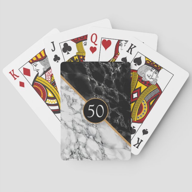 Personalised Birthday Anniversary Playing Cards (Back)