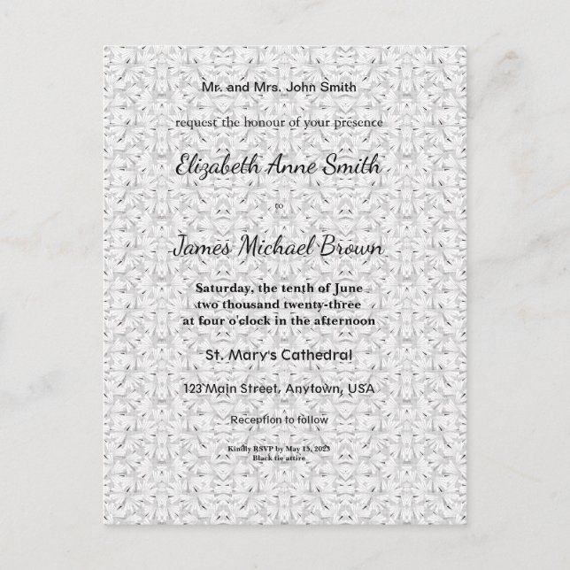 Personalised Birthday & Anniversary Postcard (Front)