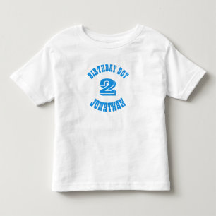 Personalised Birthday Boy (customise the age) Toddler T-Shirt