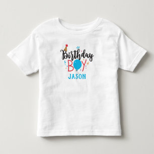 Personalised  Birthday Boy Toddler T-Shirt
